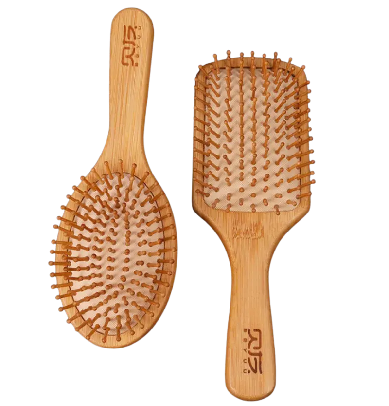 Anti-Frizz Bamboe Haarborstel