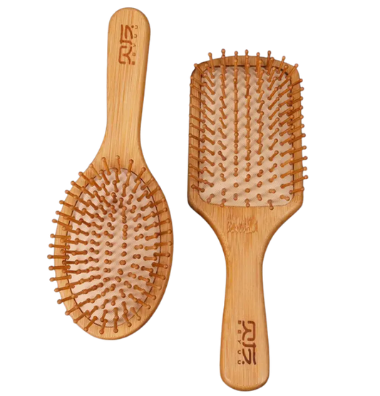 Anti-Frizz Bamboe Haarborstel