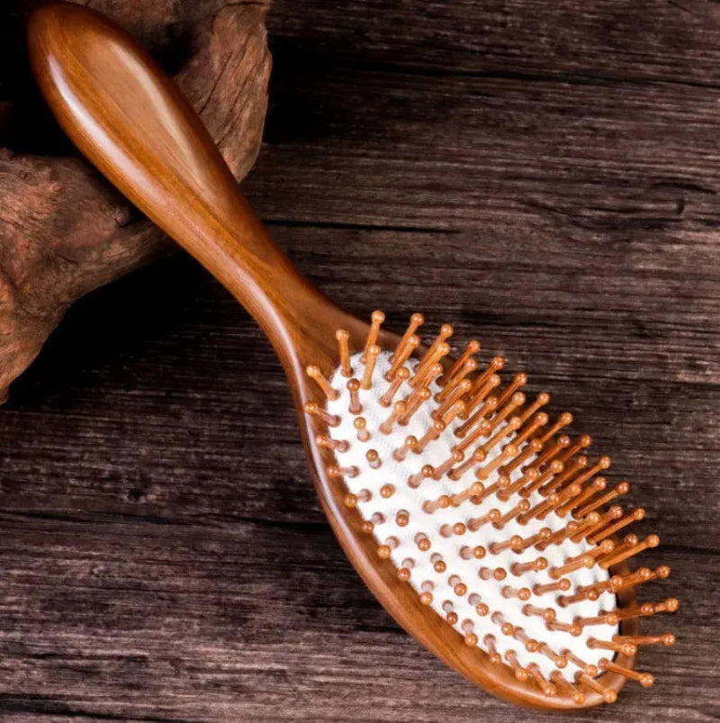 Anti-Frizz Bamboe Haarborstel