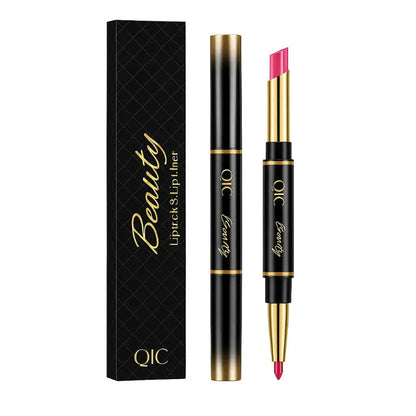 Dubbelzijdige lippenstift en lipliner QIC