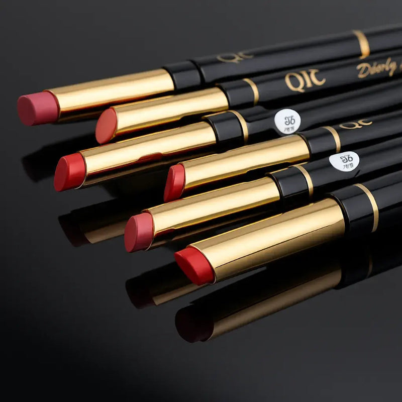 Dubbelzijdige lippenstift en lipliner QIC